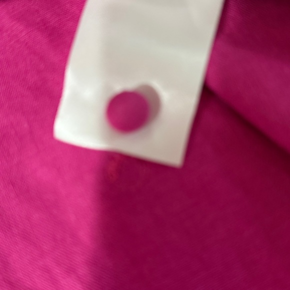 Farm Rio Fuchsia Linen Blend Midi Dress | M - Picture 12 of 16